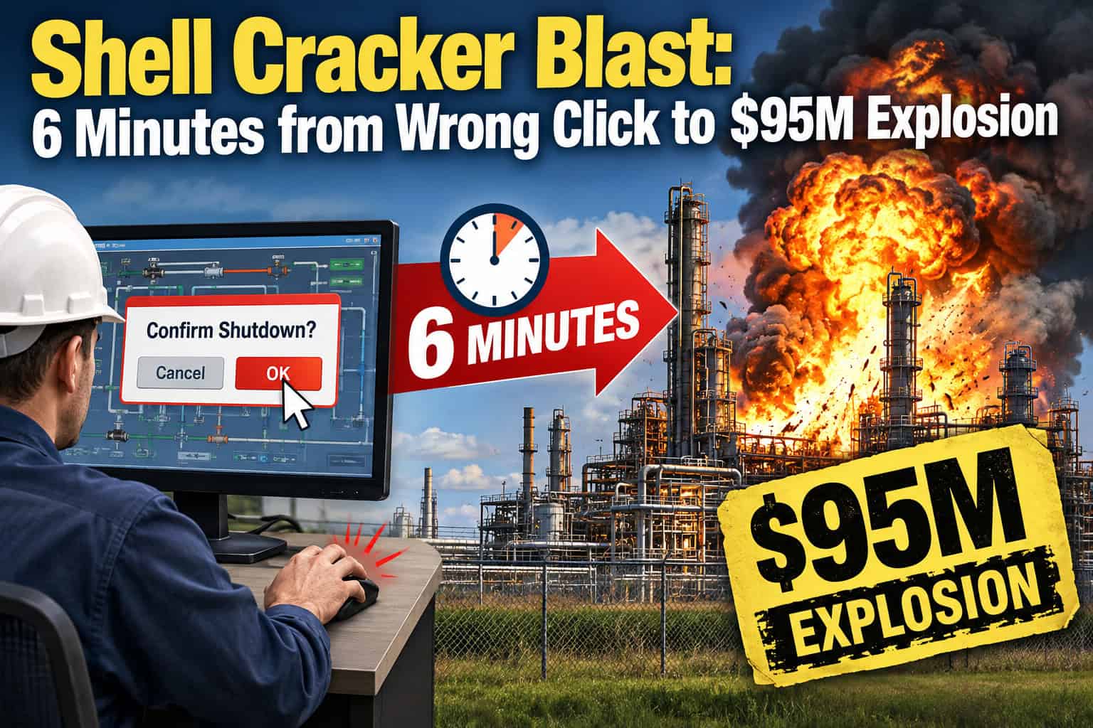 Shell Cracker Blast: 6 Minutes from Wrong Click to $95M Explosion ...